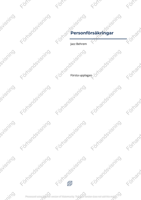 Personförsäkringar