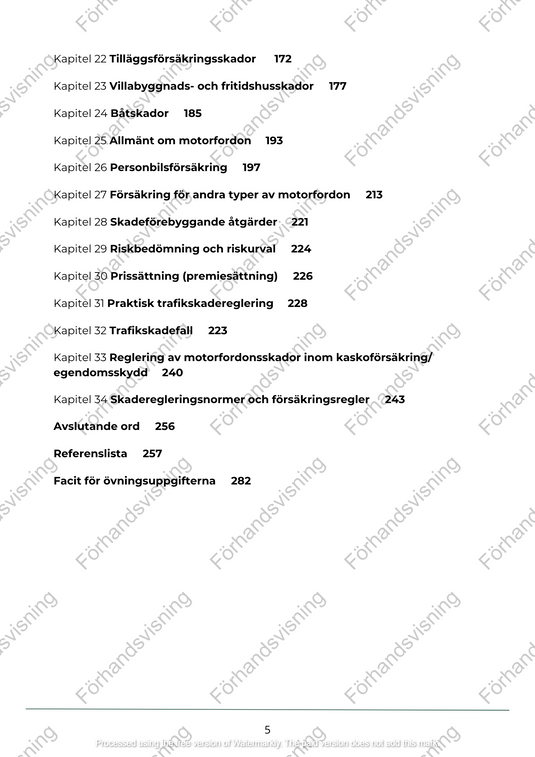Privata sakförsäkringar